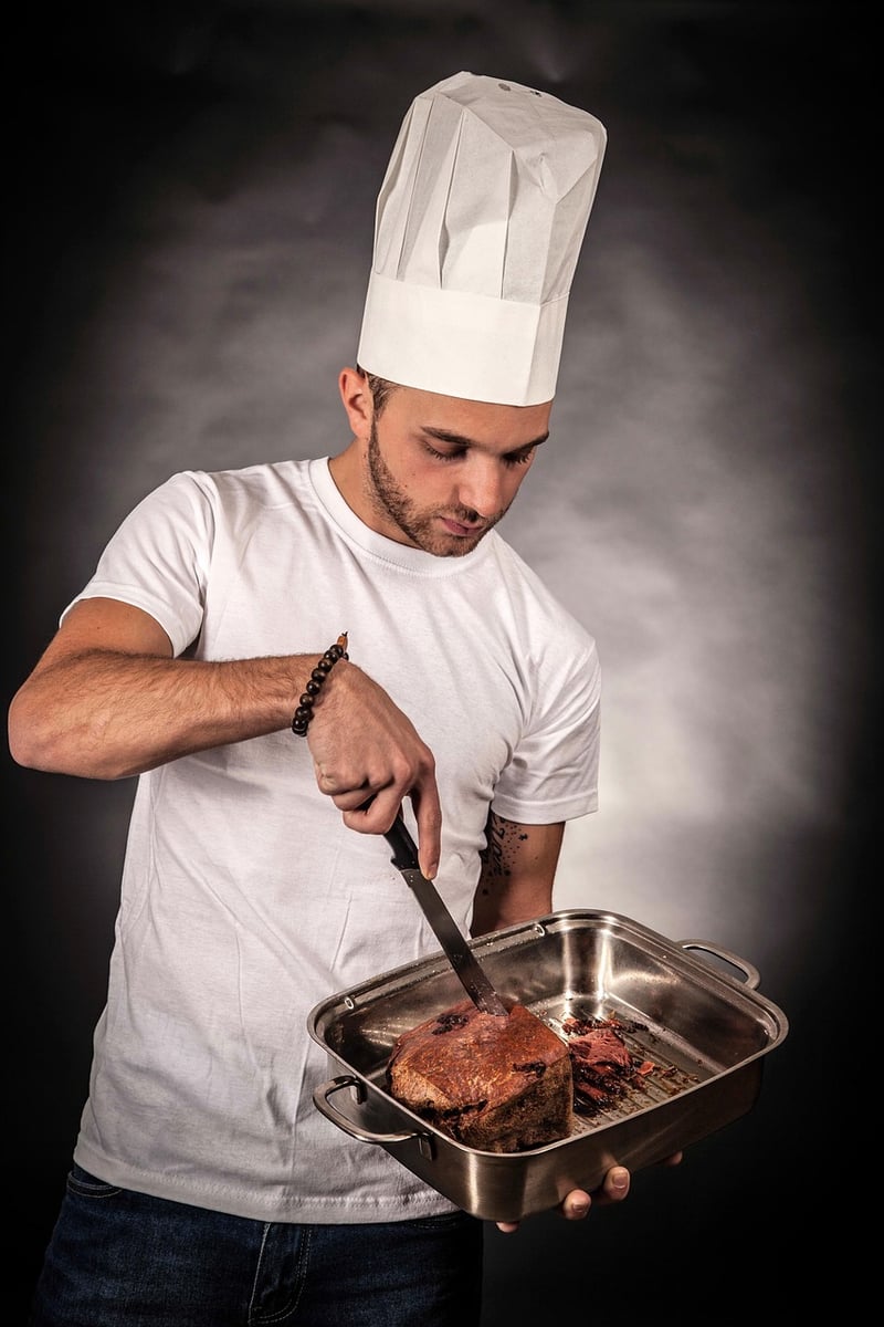 Chef sharpening knife